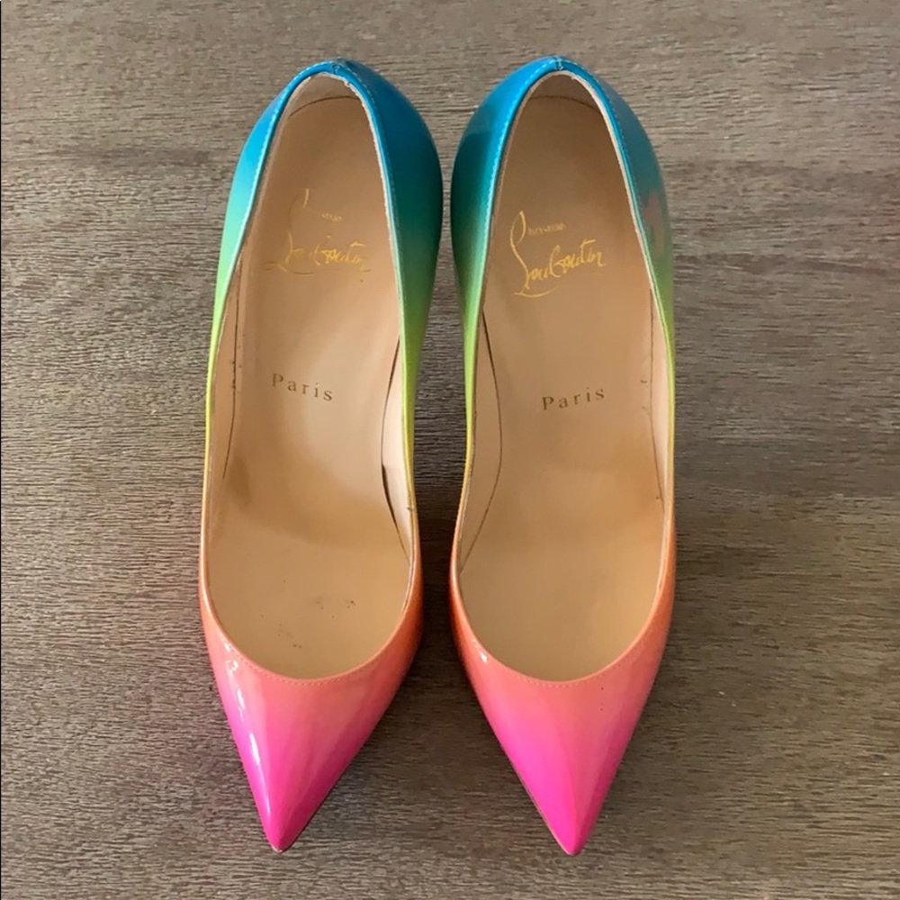 Christian Louboutin rainbow pump 36.5